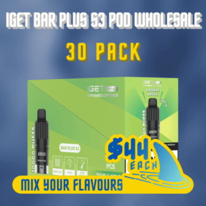 IGET Bar Plus S3 Pod Wholesale 30 Pack
