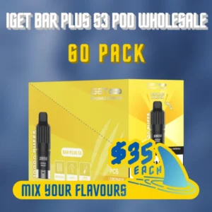IGET Bar Plus S3 Pod Wholesale 60 Pack