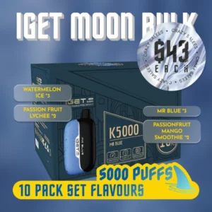 IGET Moon 10 Pack Set Flavours